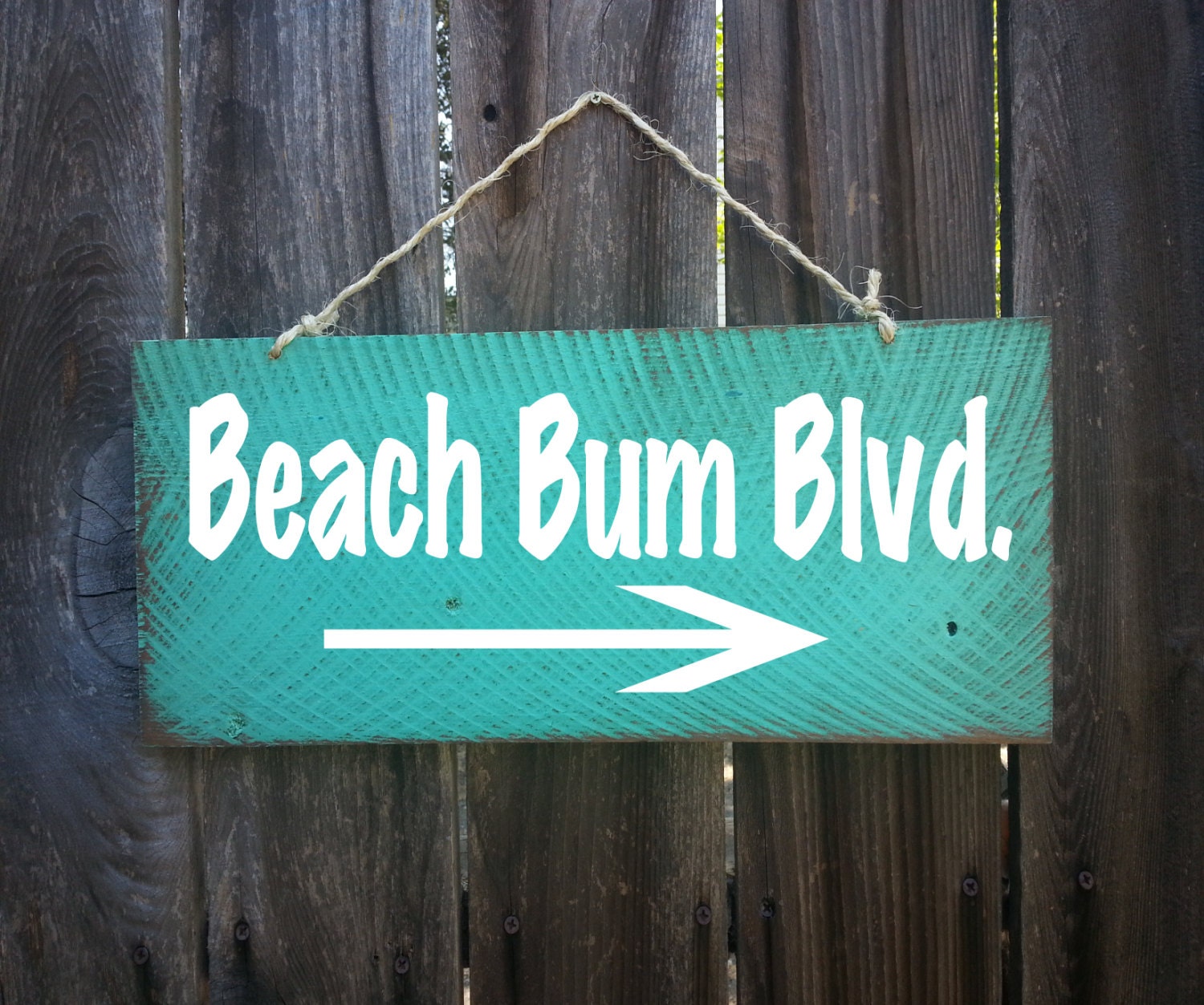 Beach Bum Blvd. Surf Decor Surf Shack Beach House Sign