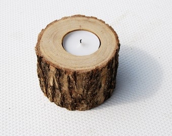 Candle Holders Wedding Decoration Reclaimed Elm Tree