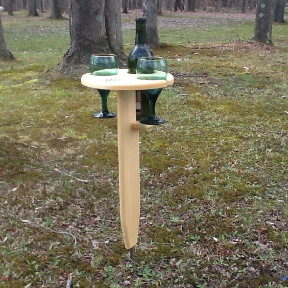 Wine table stake by adirondackstyles on Etsy
