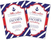 Nautical Birthday invitation, Nautical invitation, nautical invite, Nautical birthday party, Nautical DIY, Ocean, centerpieces, Invitation Nautical Birthday invitation, Nautical invitation, nautical invite, Nautical birthday party, Nautical DIY, Ocean, centerpieces, Invitation