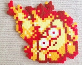 Kirby on Fire! Bead Sprite