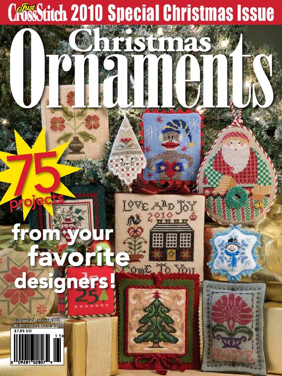 2010 just cross stitch christmas ornament by 2010 just cross stitch christmas ornament by