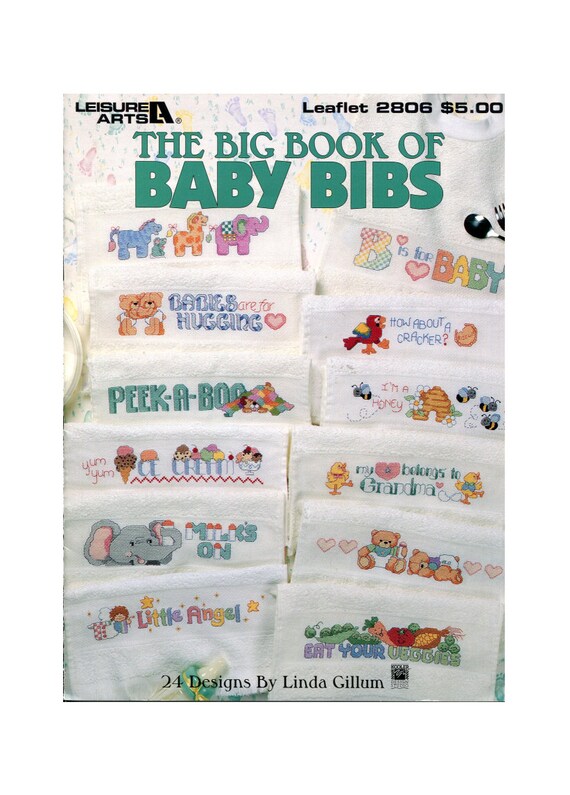 Big Book of Baby Bibs Counted Cross Stitch Pattern 24