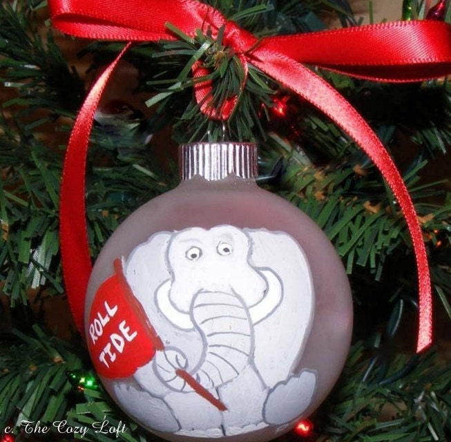 alabama crimson tide elephant christmas ornament gift roll alabama crimson tide elephant christmas ornament gift roll