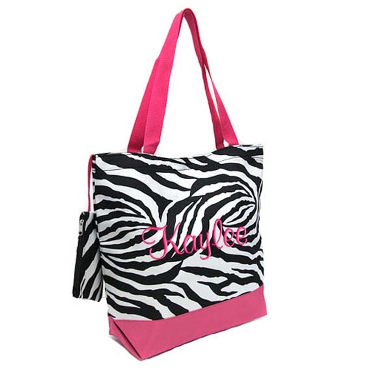 pink zebra bag