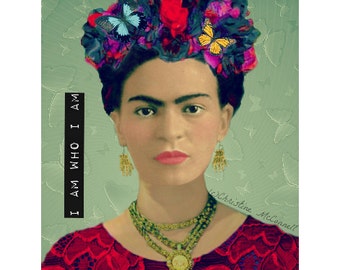 Frida Kahlo Nude Instant Digital Download Curtain by ARTDECADENCE