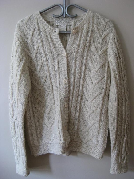 vintage aran sweater