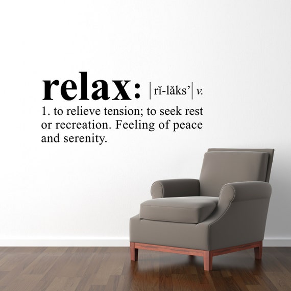 relax-definition-wall-decal-dictionary-definition-decal