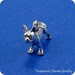 Boston Terrier Charm - Sterling Silver Boston Terrier French Bulldog Charm for Necklace or Bracelet