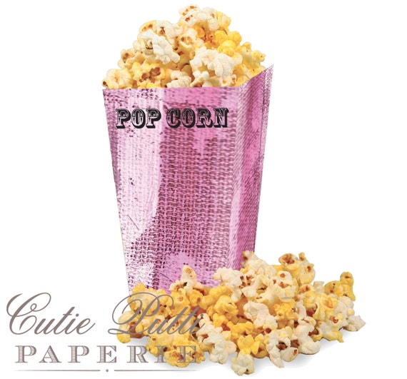 Colorful Circus - PRINTABLE Mini POPCORN BOXES or Treat Boxes - Cutie Putti Paperie Il_570xn
