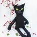 black cat toys plush