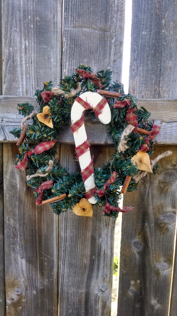 ONE Candycane Wreath