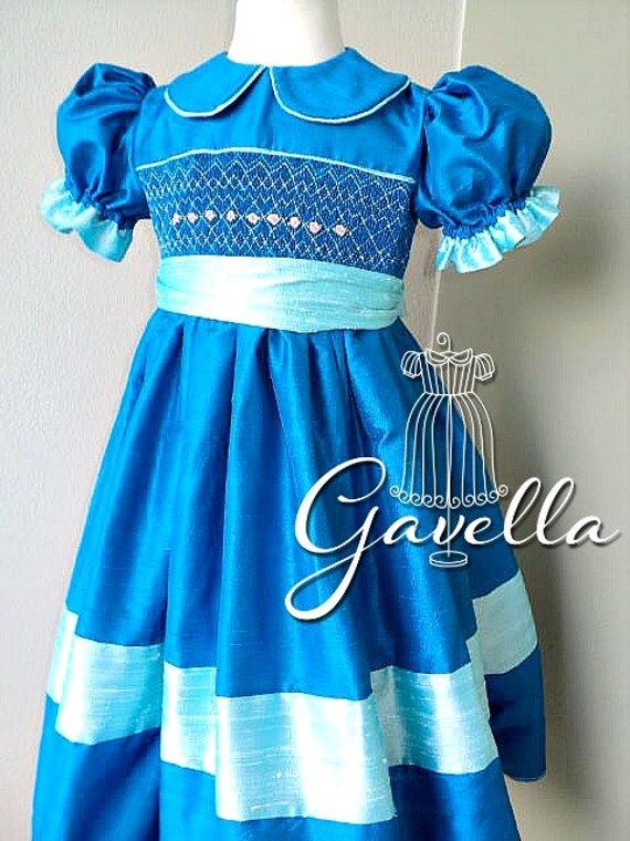 Silk Smocked Dress