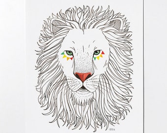 LION - 8x10 art print