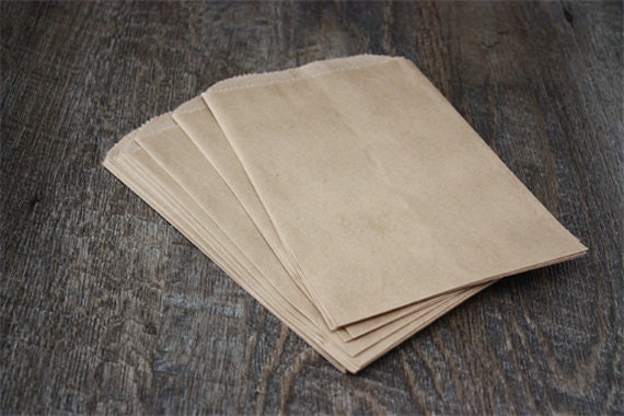 Bags flat kraft Merchandise 5x7 bags Kraft Paper  Bags. Supplies. Bags. Bags. Flat paper Gift