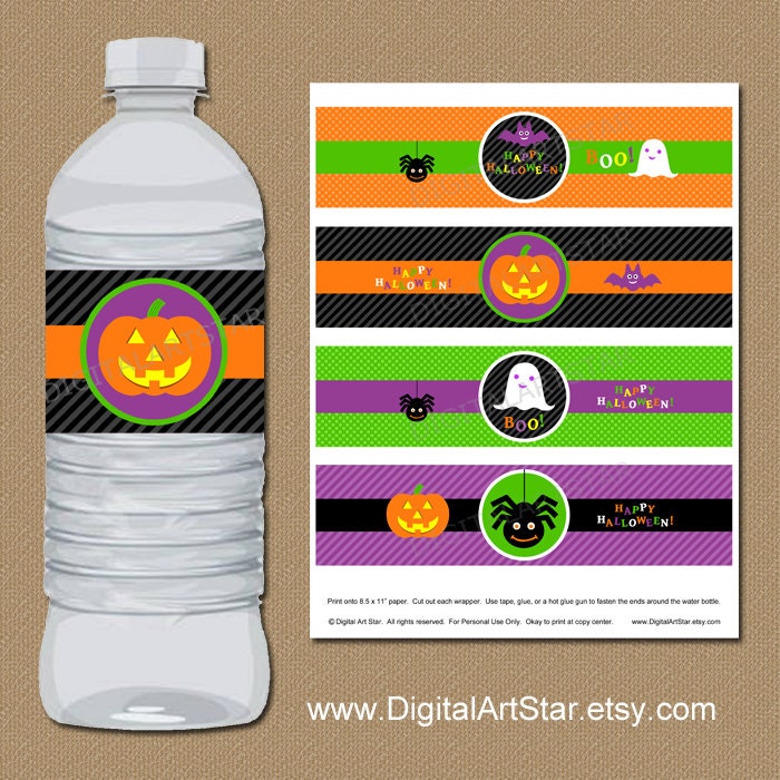 halloween-water-bottle-labels-halloween-labels-by-digitalartstar
