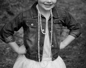 Infant through Child Sizes - Country Flower Girl Scrap Tutu - White Eyelet and Lace - Made to Order - Rustic Wedding, Bridal Party Il_170x135