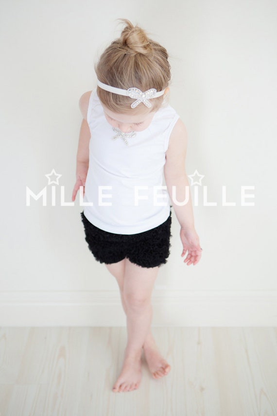 black ruffle shorts bloomers
