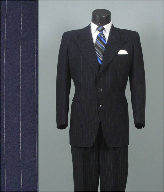 Vintage Pinstripe Suit 9