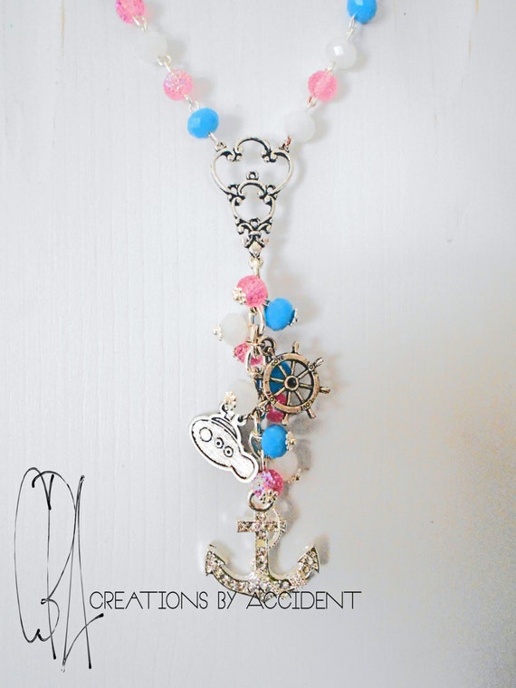 Anchors Aweigh Necklace Navy Submarine by CreationsbyAccident