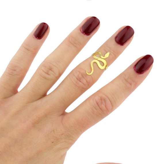 Items similar to Mini snake ring on Etsy