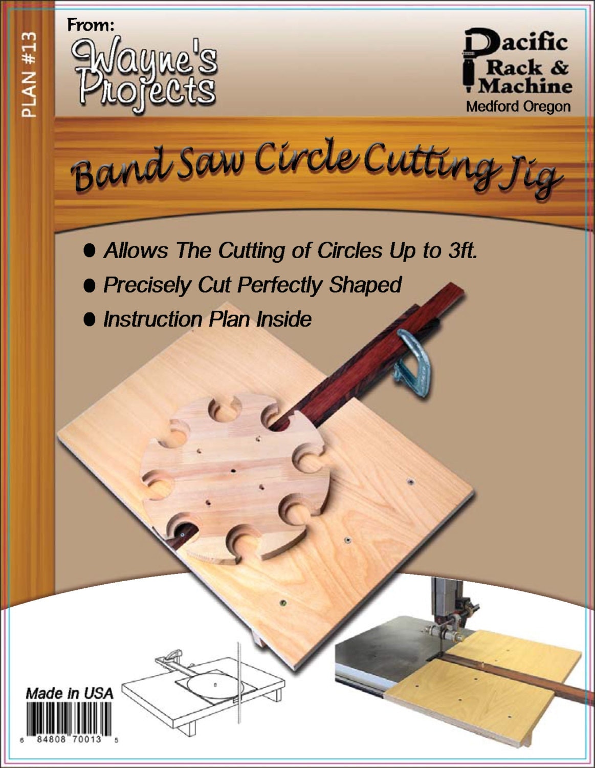 Band Saw Circle Cutting Jig Plans