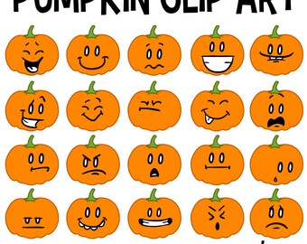 Pumpkin face | Etsy