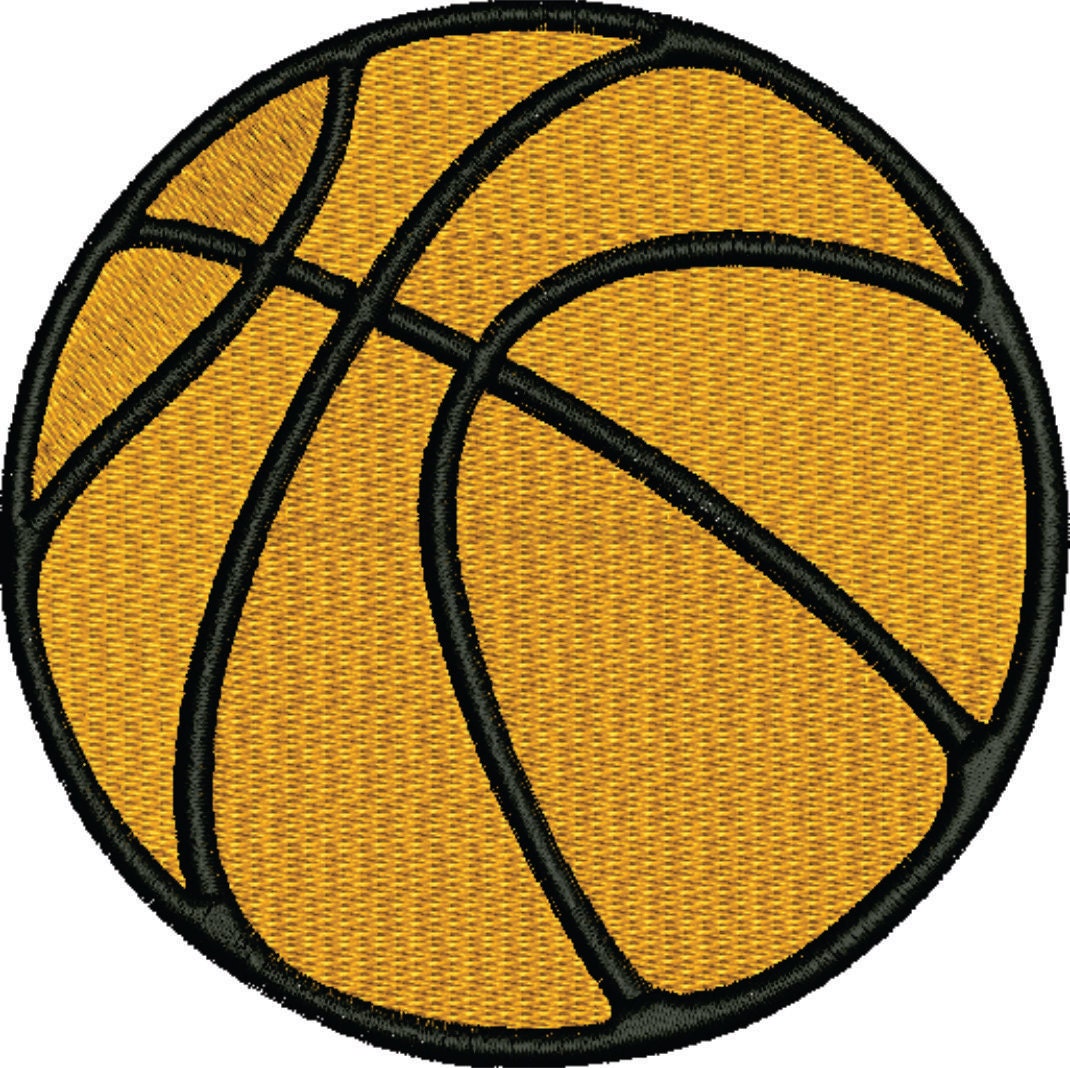 basketball embroidery design