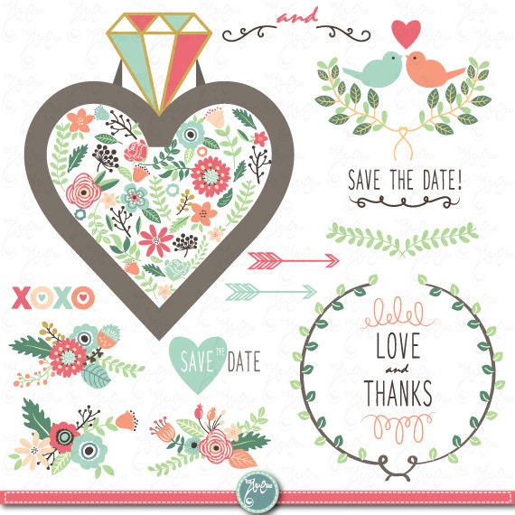 wedding clipart pack - photo #2