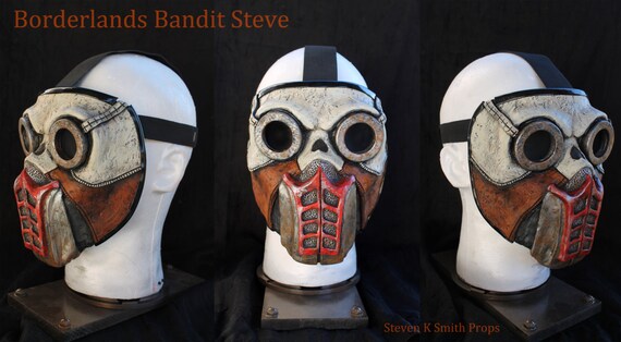 Borderlands Bandit Steve Cosplay Mask no LEDs
