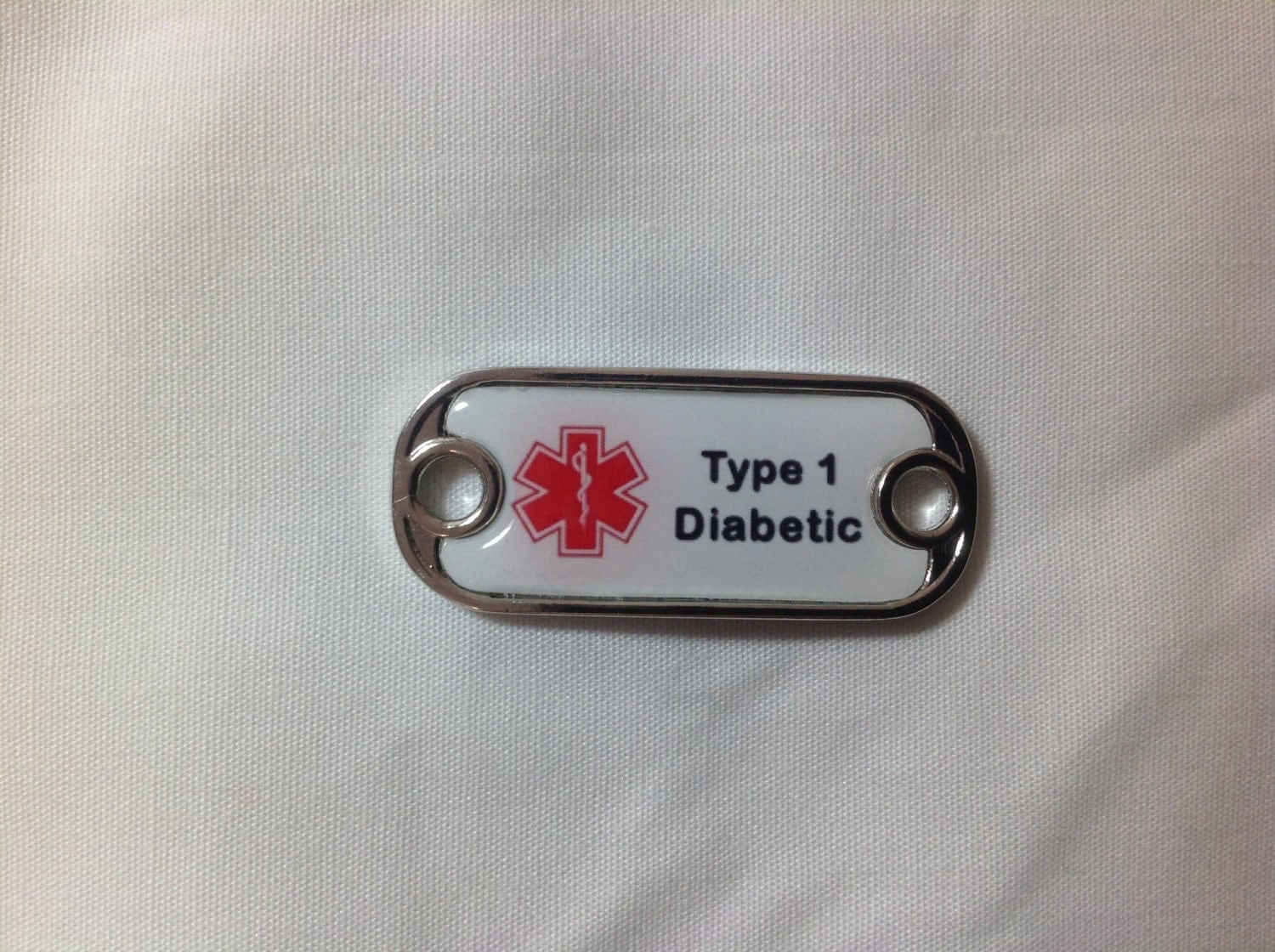 Medical Alert Type 1 Diabetic Dog Tag Style