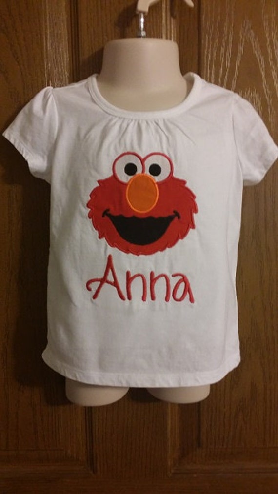 Personalized Girl's Elmo Shirt