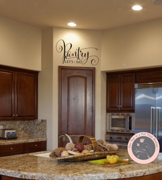 Wall Decals for the Home Pantry Wall Decal by AmandasDesignDecals