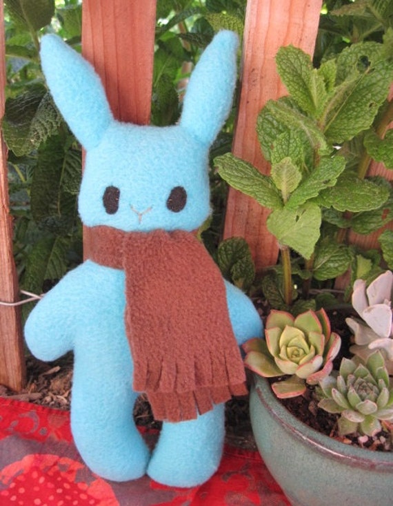 blue bunny stuffed animal