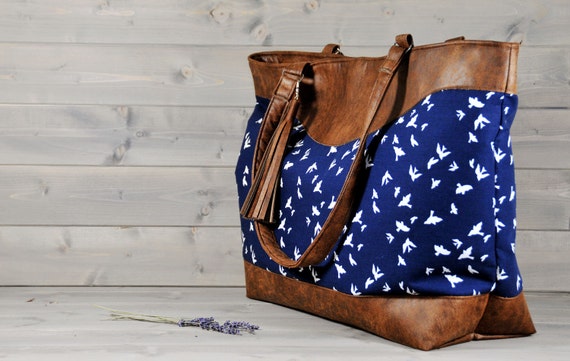 navy large bag