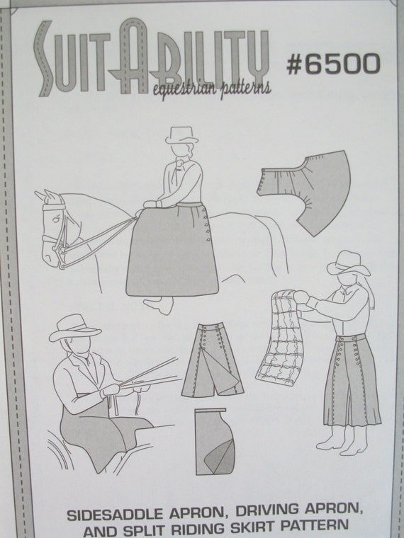 Equestrian Sewing Suitability 6500 by SewCreativePatterns on Etsy