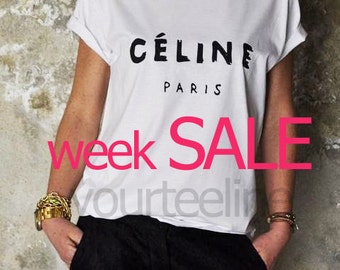 Celine Paris T-shirt, Style Printed T-shirt ,women t-shirt,tshirt