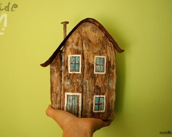 House Recycled Wood. Unique!