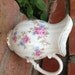 Verbano Industria Argentina Floral Creamer Pastel Pinks and Blue