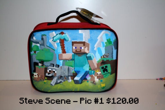 Minecraft Lunch Box Custom Artwork Pick your image with