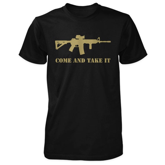 Come and Take It AR-15 Mens T-Shirt 2nd Amendment by TheDagobah