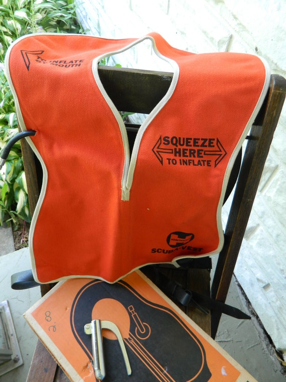 1968 Healthways Scuba Vest Life Jacket / snorkeling gear / new