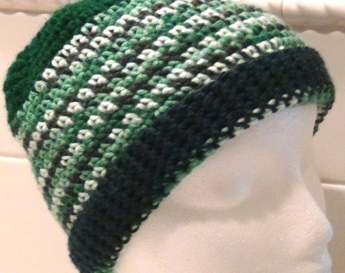 Slouch Hat in Green Shades