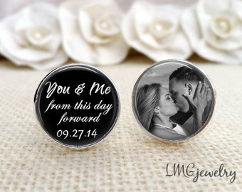 Groom Cufflink, Custom Wedding Cufflink, From This Day Forward, Cufflinks for Groom, Wedding Cufflinks