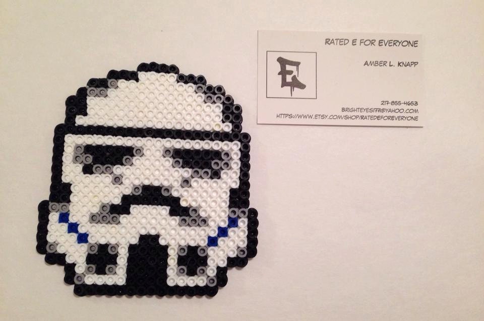 stormtrooper fuse beads