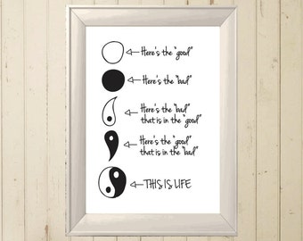 Yin Yang Wall Decor