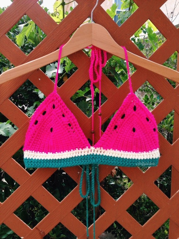 Watermelon Crochet Top