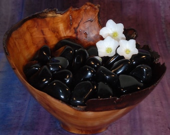 1 APACHE TEAR OBSIDIAN Tumbled Stone, Apache Tear Crystal, Apache Tear Stone, Tumbled Apache Tear, Apache Tear Gemstone, Apache Tear Healing