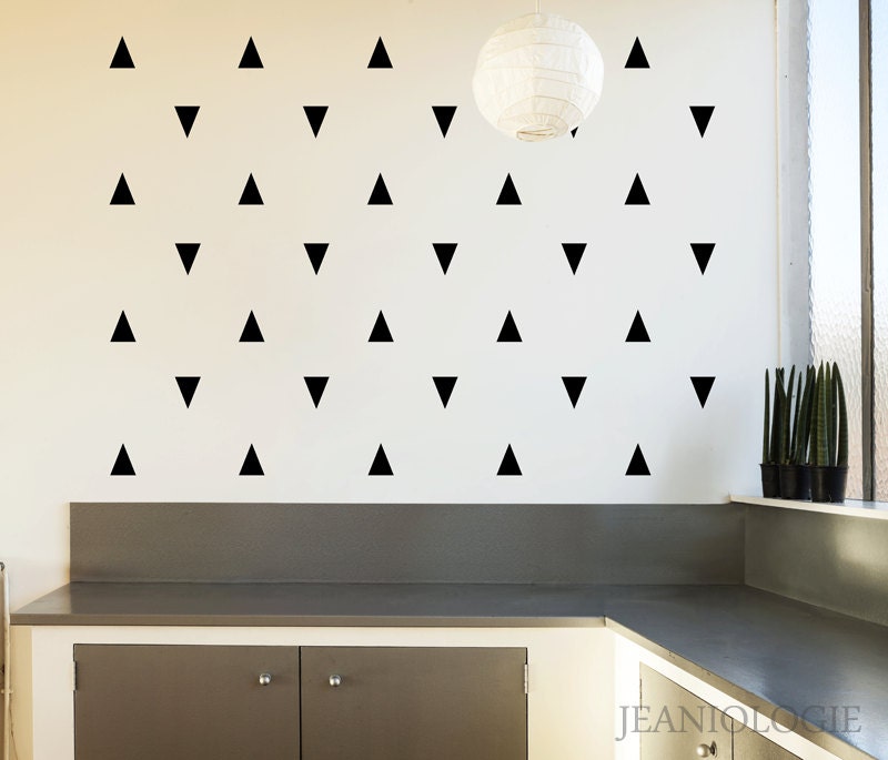 Triangles Vinyl Wall Art Decal