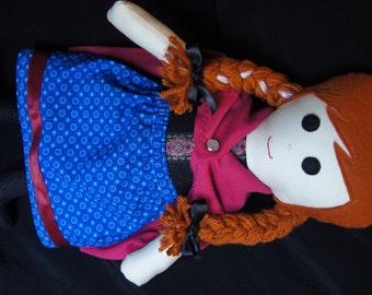 anna frozen rag doll